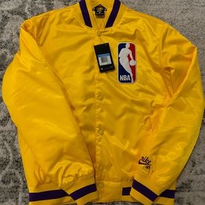 Nike SB NBA Bomber Jacket Starter LAKERS M New